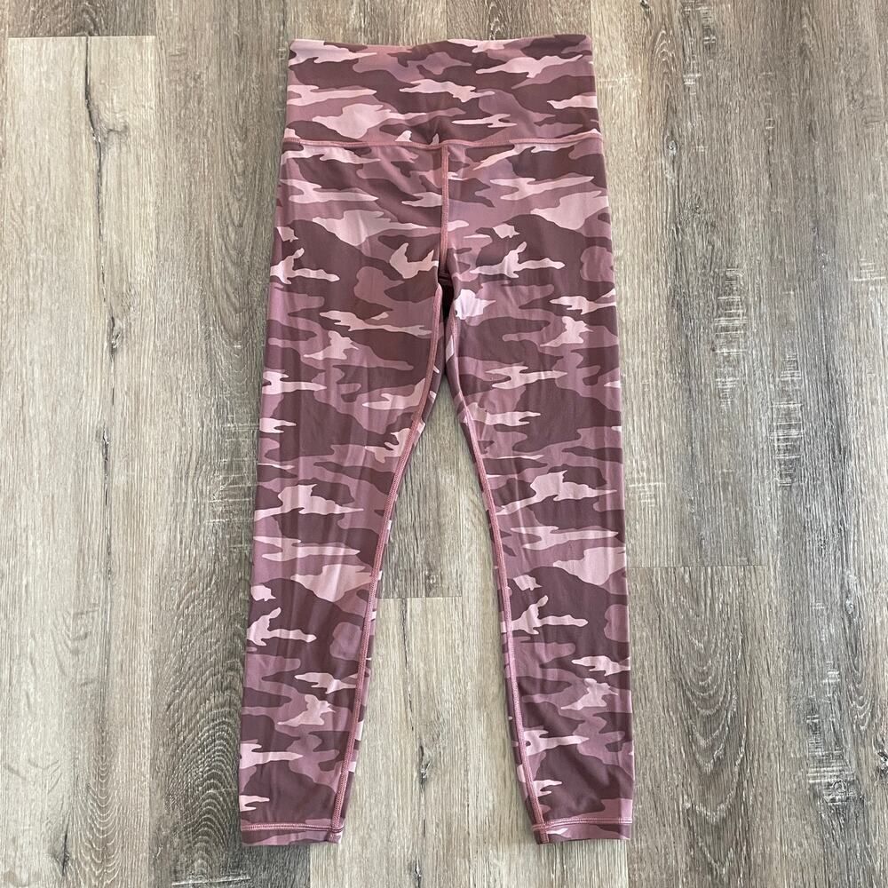 Athleta Elation Camo 7/8 Tight Pink 531310 - Size: Small